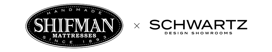 Shifman Mattresses and Schwartz Design Showrooms logos
